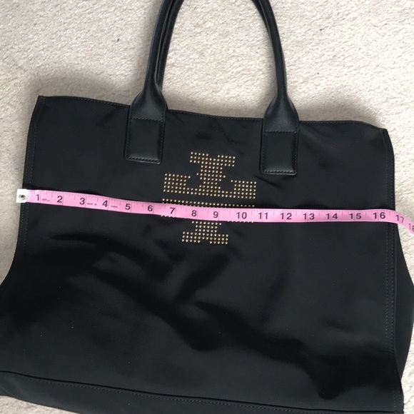 Tory Burch large black tote with gold logo - Picture 5 of 6